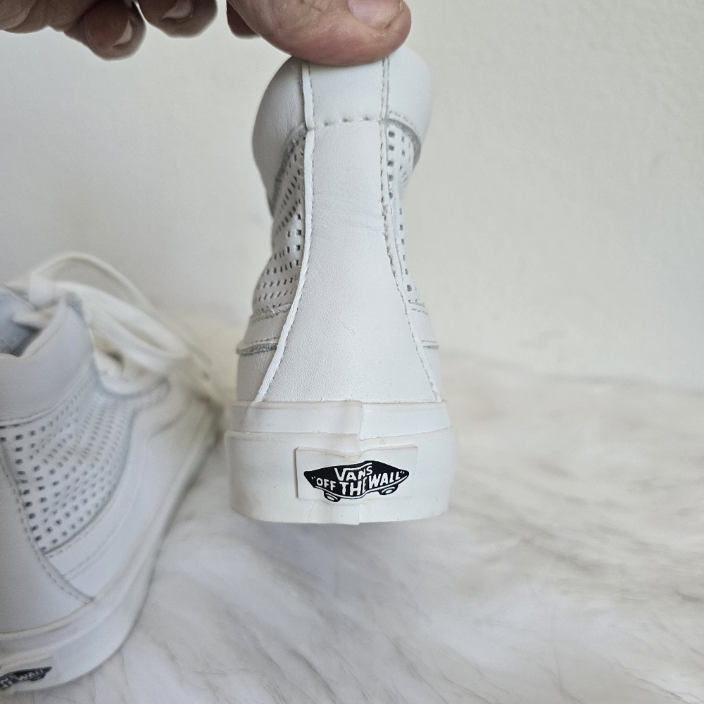 Vans Perforated Leather SK8-Hi Sneakers - Picture 5 of 6